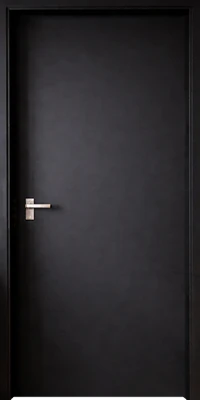 Porta Interna Preta - Linha Elegance | Scharlau Madeiras