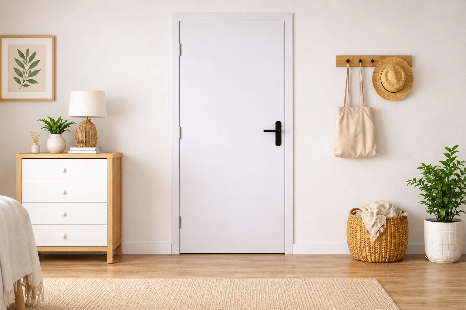 Porta Interna HDF com Fundo Primer - Linha Essencial | Scharlau Madeiras