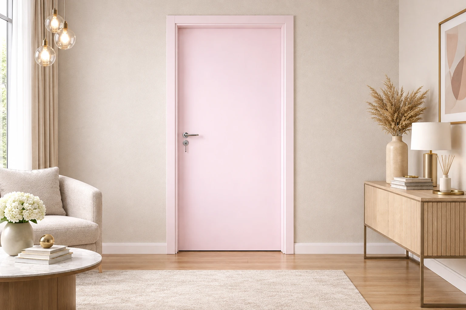 Porta Interna Rosa - Linha Supreme | Scharlau Madeiras